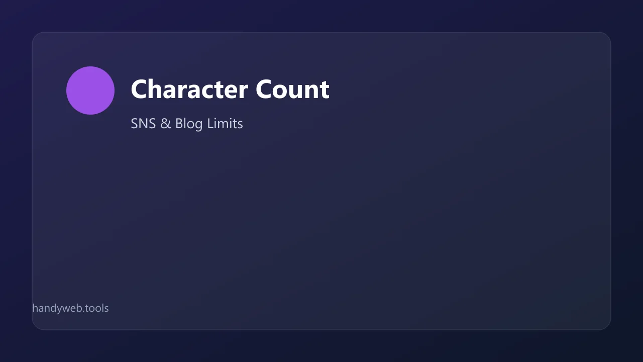 Social Media Character Limits: Platform-by-Platform Guide