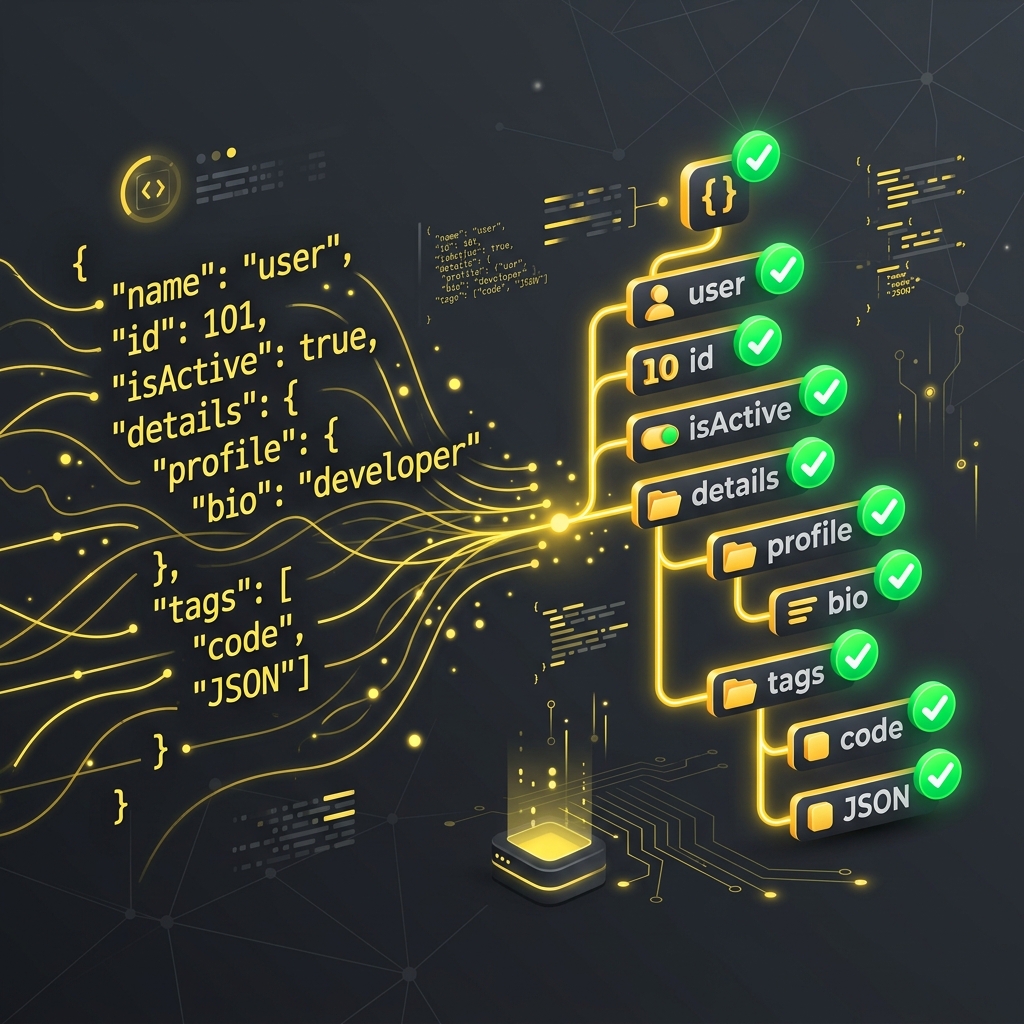 JSON 포매터 및 문법 가이드: RFC 8259 표준 검증법